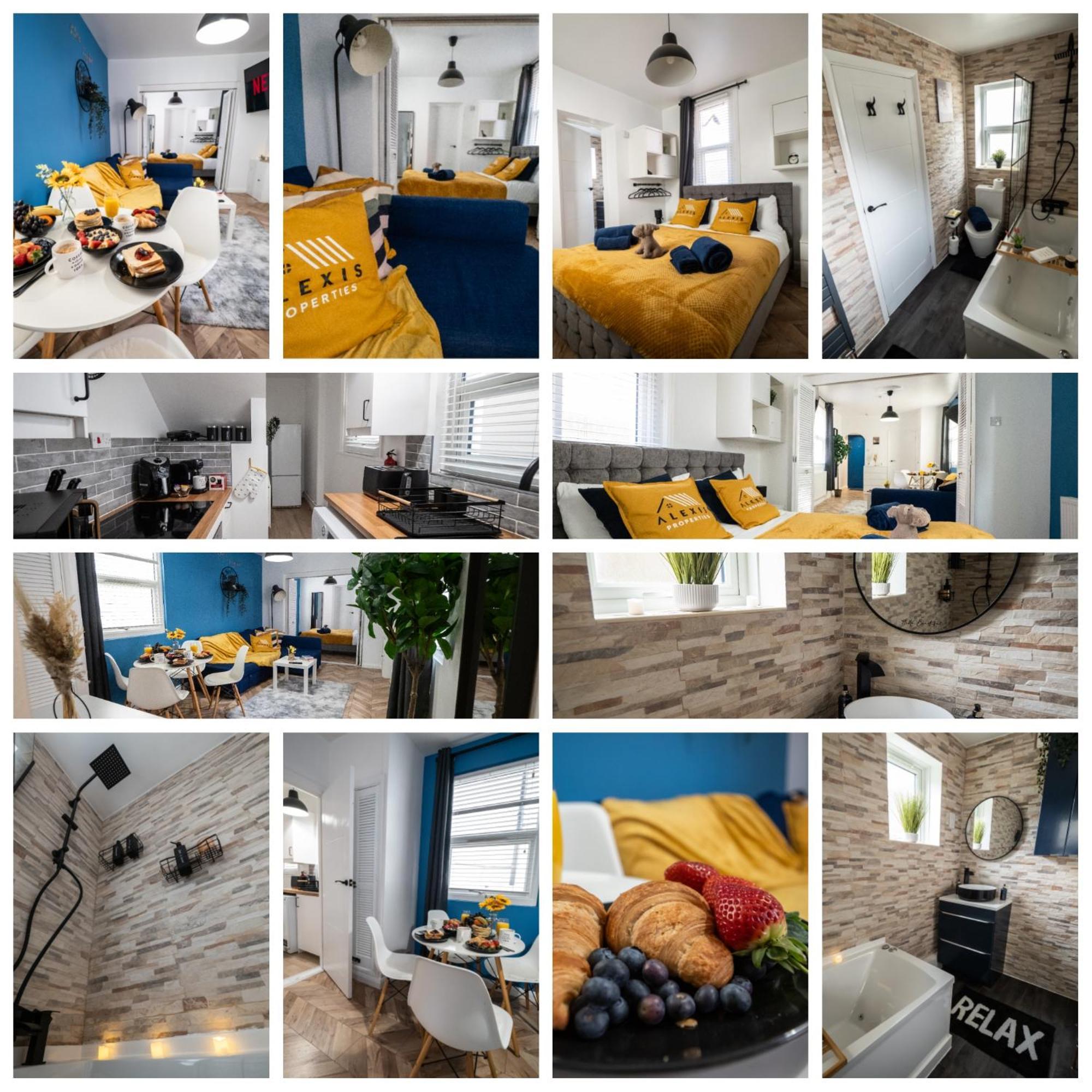 Seaside Retreat: Luxury 1-Bed, Free Parking Apartment Портсмът Екстериор снимка
